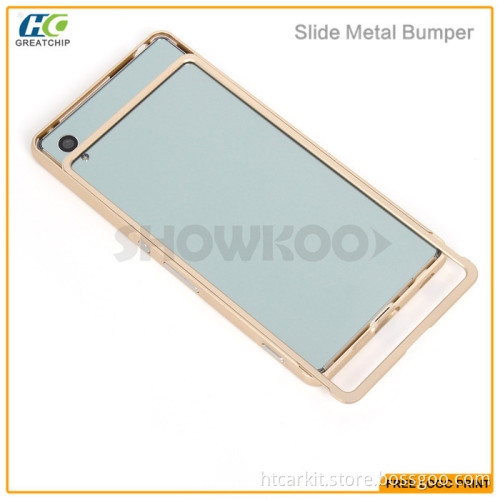 Aluminum bumper case For sony xperia z5 mini metal bumper case